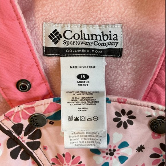 Columbia Snow Suit Set - 18 Months GUC - Picture 2 of 7